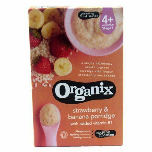 organix strawberry and banana porridge