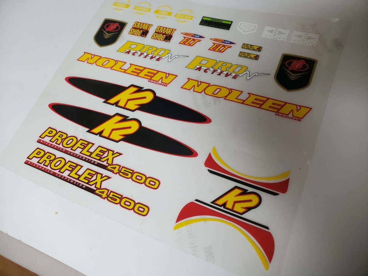 Sticker Decal Set fits K2 ProFlex 4500 Carbon Noleen ELT Fork | eBay