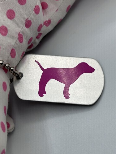 Victorias Secret Pink Original Dog Stuffed Animal W/ Puppyordog.com Dogtag Rare - Picture 13 of 14