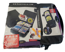 Vintage CD Portfolio 100 And 12 CD Visor Organizer by CDPROJECTS 1996 NEW SEALED