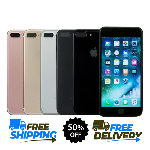 Apple iPhone 7 Plus Silver | Red | Gold -128GB 32GB- Unlocked Verizon Att iOS