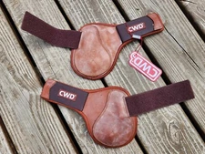 CWD Double-Lock VeIcro Equitation Fetlock Boots -Neoprene Lined- Sz 3 (Full)-NWT