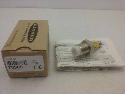 BANNER ENGINEERING M18XRYNQ QUICK DISCONNECT CONNECTOR 10-30V DC (76385) NIB