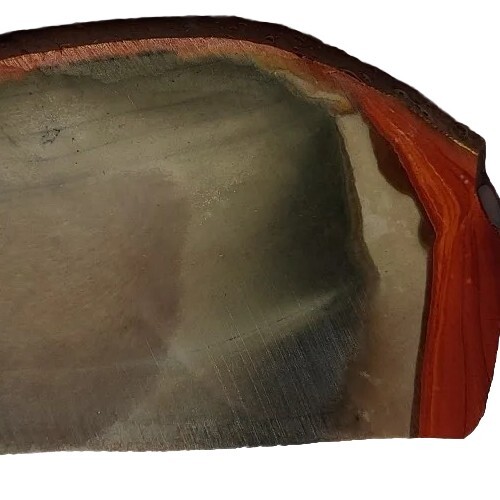 POLYCHROME JASPER SLAB ~ 72 grams / rough agate cab mineral rock