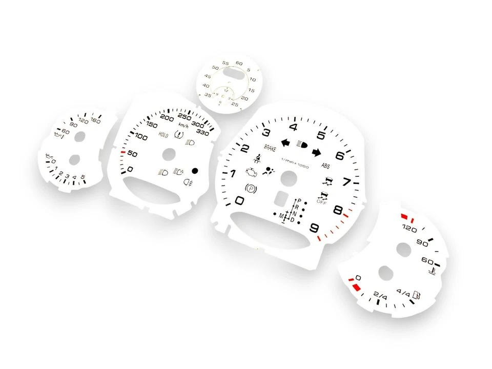 Porsche 911 991 Mph to kmh Speedometer Disc PDK 9k RPM - Image 3 of 4