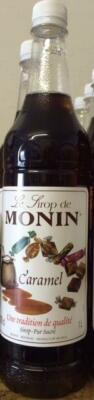 Monin Caramel Premium Sirup 1 Liter große Flasche