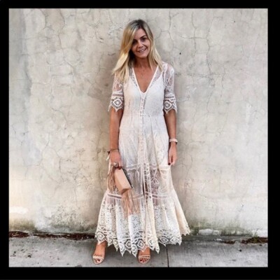 Spell & The Gypsy Collective RHIANNON GOWN Size M Color Cream NWT | eBay Spell & The Gypsy Collective RHIANNON GOWN Size M Color Cream NWT | eBay