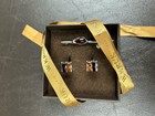 Natural Amber 925 Silver Cufflinks & Tie Bar W. Kruk. Bursztyn. — photo 1