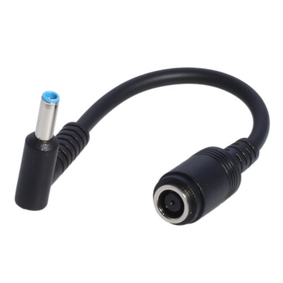 7.4mm To 4.5mm AC/ DC Power Charger Converter Cable For HP Dell Blue Tip Lot