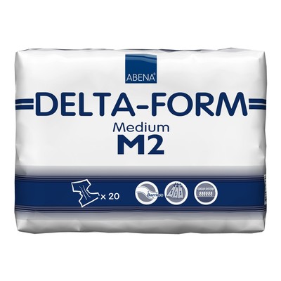 Abena Delta-Form M2 Briefs, Medium, Case/80 (4/20S) (5703538758539)