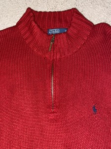 sweater over polo