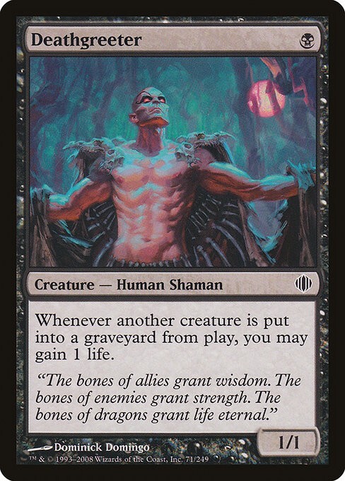 Deathgreeter 1x MtG Shards of Alara SP/NM