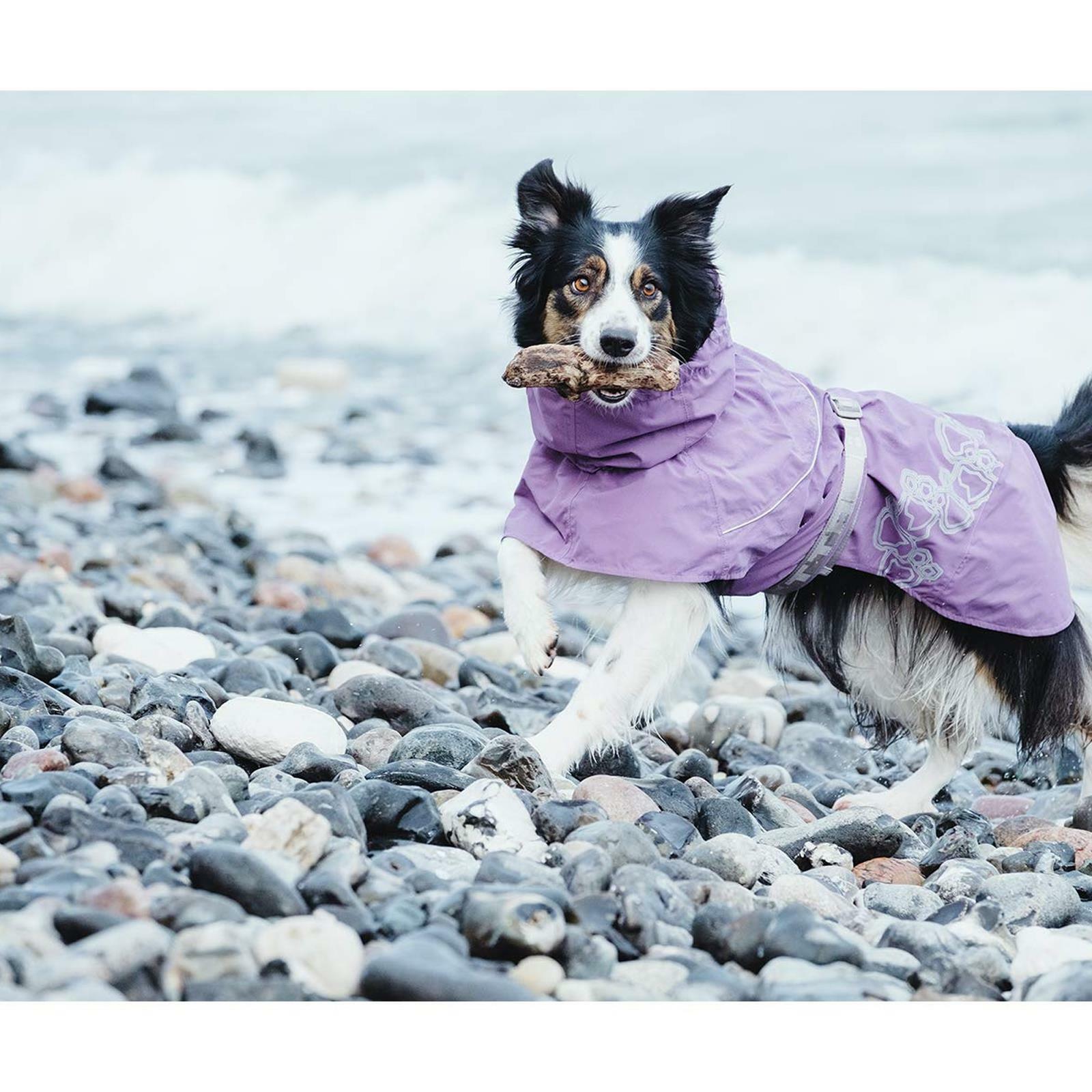 Hurtta Drizzle Rain Winter Dog Puppy Coat Waterproof Walk Jacket 3M Reflectors eBay