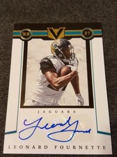 2017 PANINI VERTEX LEONARD FOURNETTE RC AUTOGRAPH SSP #7/10 *BUCANEERS* RC NRMT*