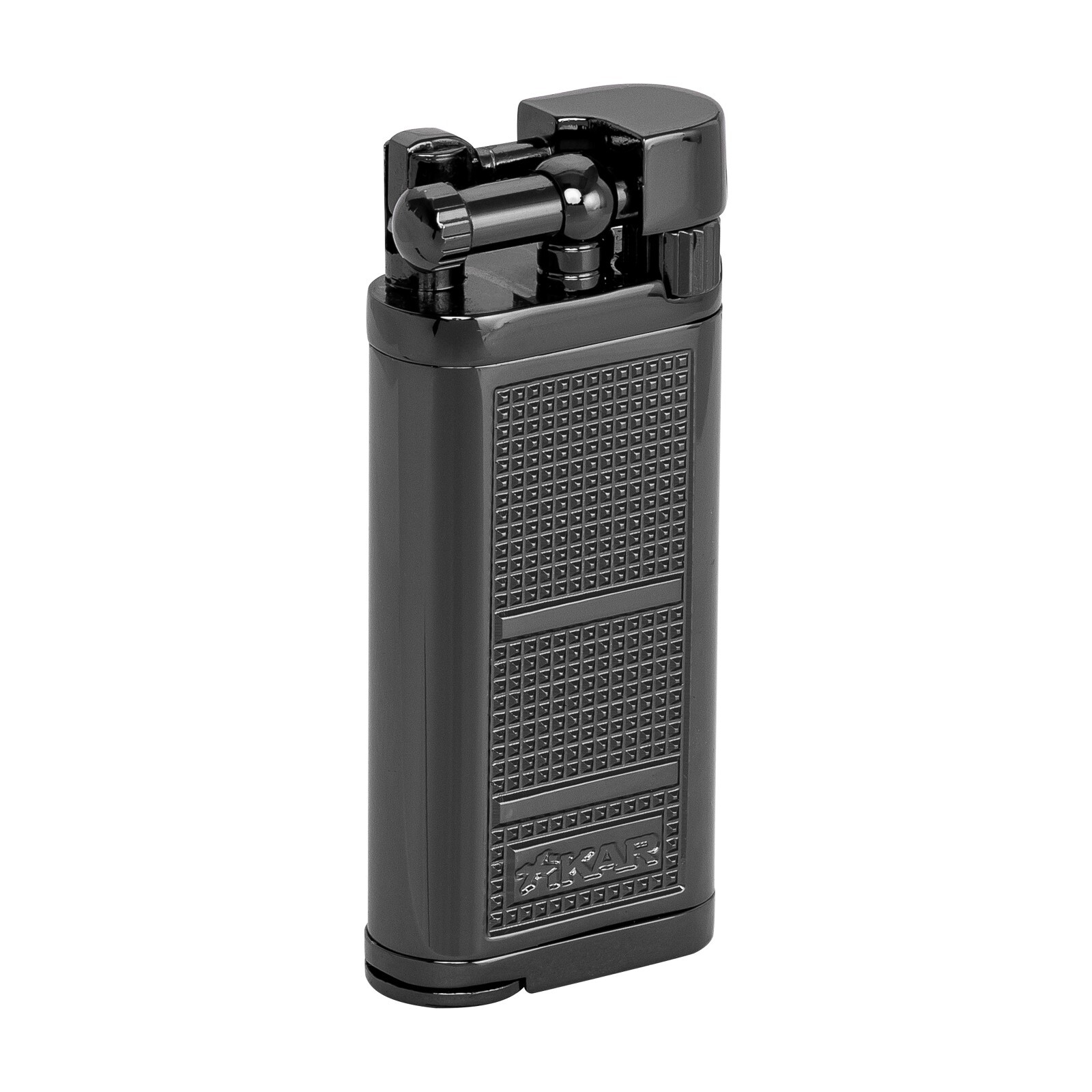 Xikar Pipeline Pipe Lighter, Replaceable Flint Ignition, Refillable, Black