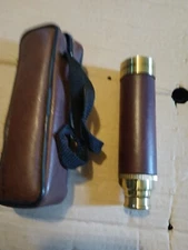 Vintage TASCO Deluxe Pocket Monocular Telescope Spyglass with Case 25x30mm Japan