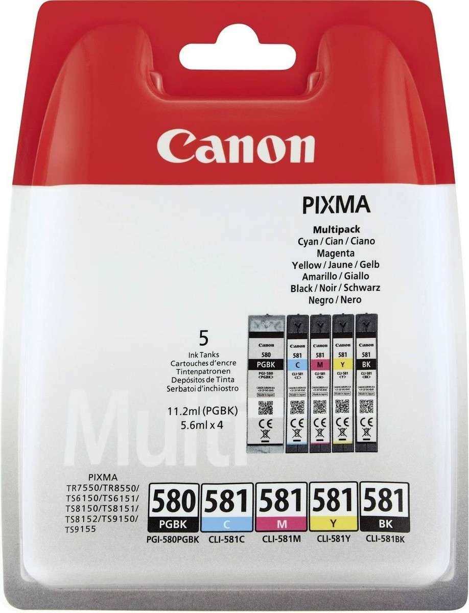 Pack De Cartuchos De Tinta Canon 580/581 &ndash; La Tinta Aragonesa