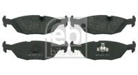 Febi 16141 BremsbeläGe KlöTzer Belagsatz Hinten BMW 316 I 318 I 518 I Cabrio