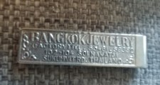 Vintage Silver Tone Branch Jewelry Money Clip Holder. Bangkok