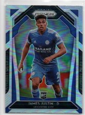 2020-21 Panini Prizm SILVER PRIZM #131 James Justin LEICESTER CITY RC Insert 41