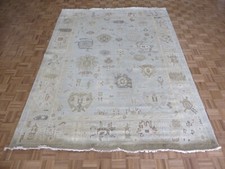 7'10 x 10'3 Hand Knotted Gray Sultanabad Oushak Oriental Rug G15318