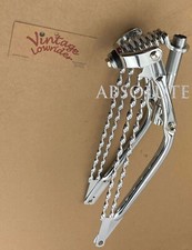 Original Lowrider 20" Classic 1" Chrome Suspension Fork Double Flat Twisted Bars