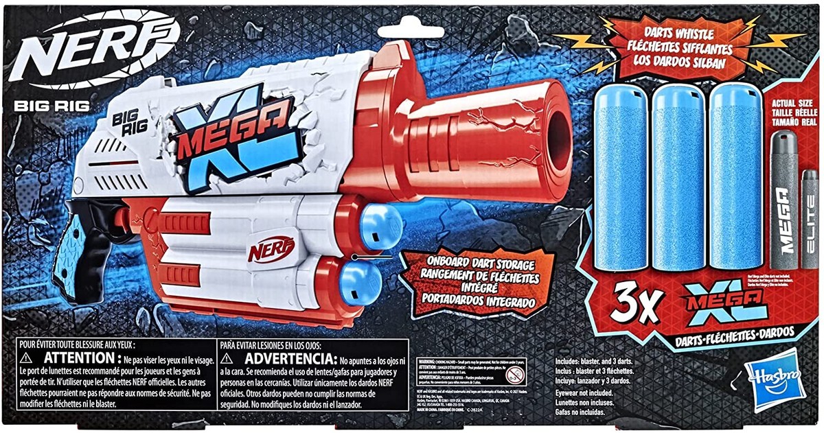 Nerf Mega XL Big Rig Blaster with 17x XL DARTS for sale online | eBay