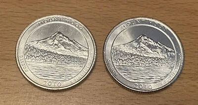 USA: Mount Hood National Forest Quarter 2010, Oregon, Mint D + P - Bild 1 von 2