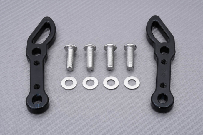 Supports de sangle noirs modèle 2 pour moto Yamaha MT-09 années 2013 à 2016 RN29