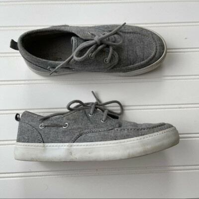Old Navy Boys Canvas Boat Shoes Size
