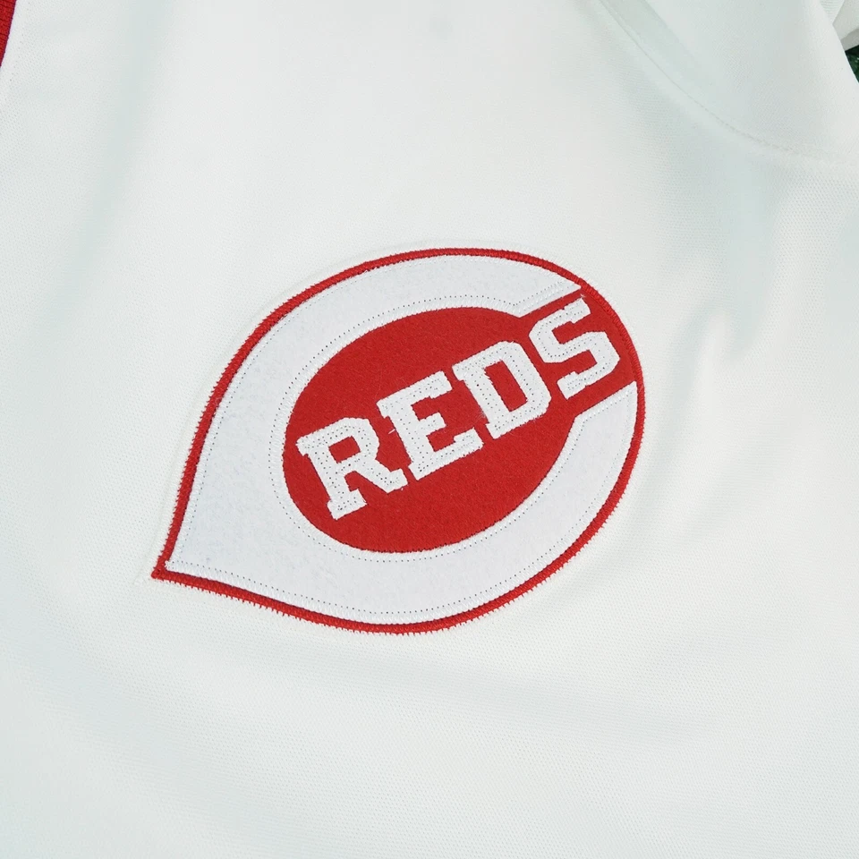 Pete Rose 1975 Cincinnati Reds Men's Home White Cooperstown Jersey - Image 3 of 4