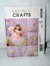 McCall's Pattern 5948 Girl's Fairy Princess Accessories Pattern Uncut