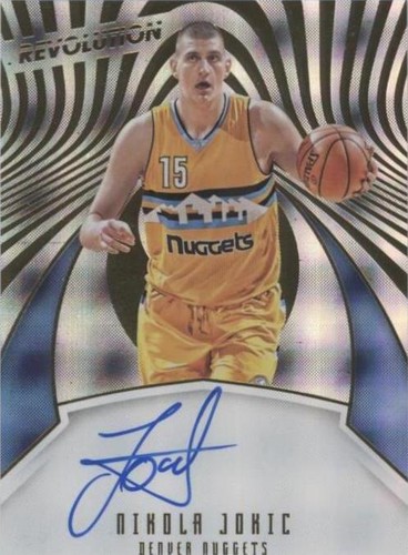 Nikola Jokic 2017-18 Panini Revolution Auto #A-NJO Nuggets | eBay