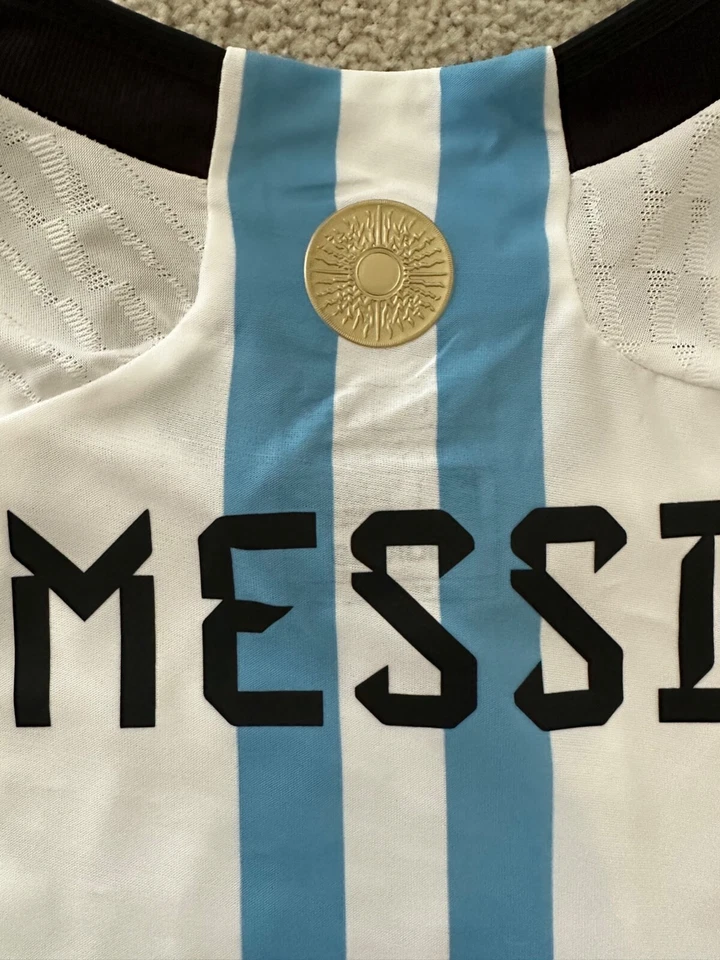 Qatar World Cup 2022 FINAL Argentina home jersey - Messi- RARE- Size XL - Image 4 of 4