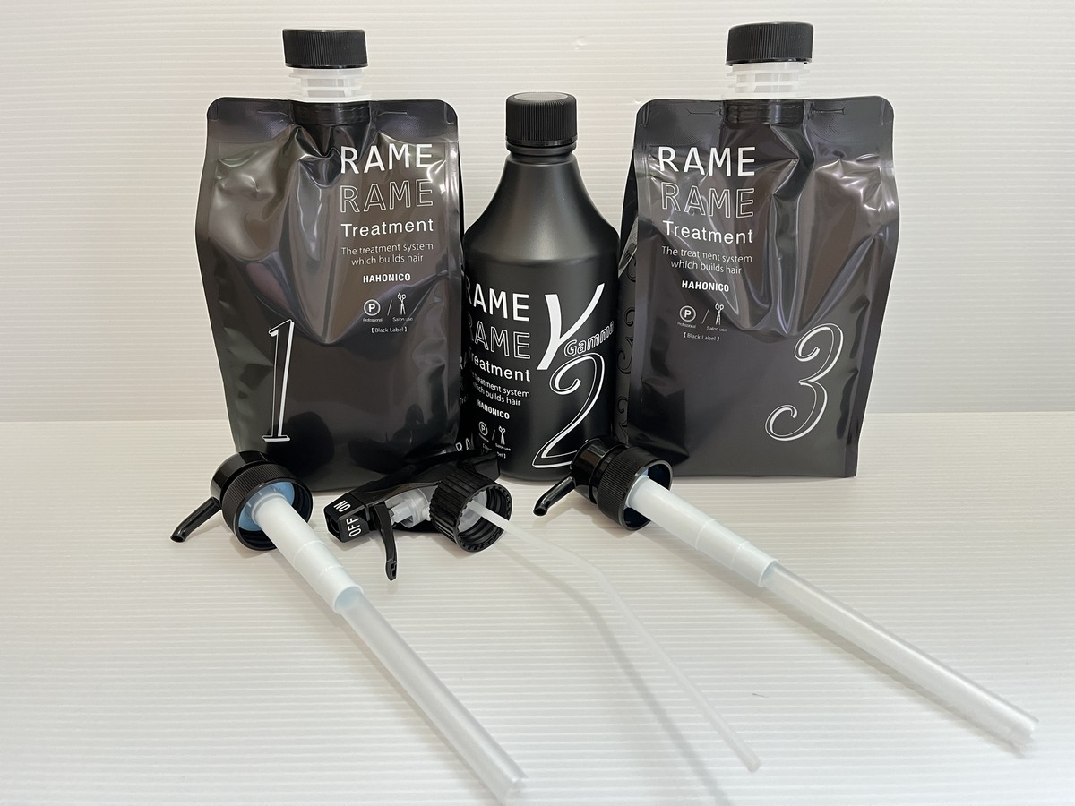 HAHONICO 3-piece set Zaramerame No1 No2(Y) No3 Treatment Black