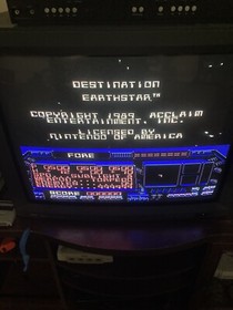 Destination Earthstar NES Nintendo Box No Manual Authentic & Tested