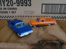 Jada DUB CITY OLDSKOOL 1960 CHEVROLET IMPALA & 1959 CHEVROLET EL CAMINO.