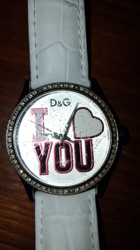 Orologio Donna D\u0026G Dolce\u0026Gabbana bianco con Brillantini | eBay
