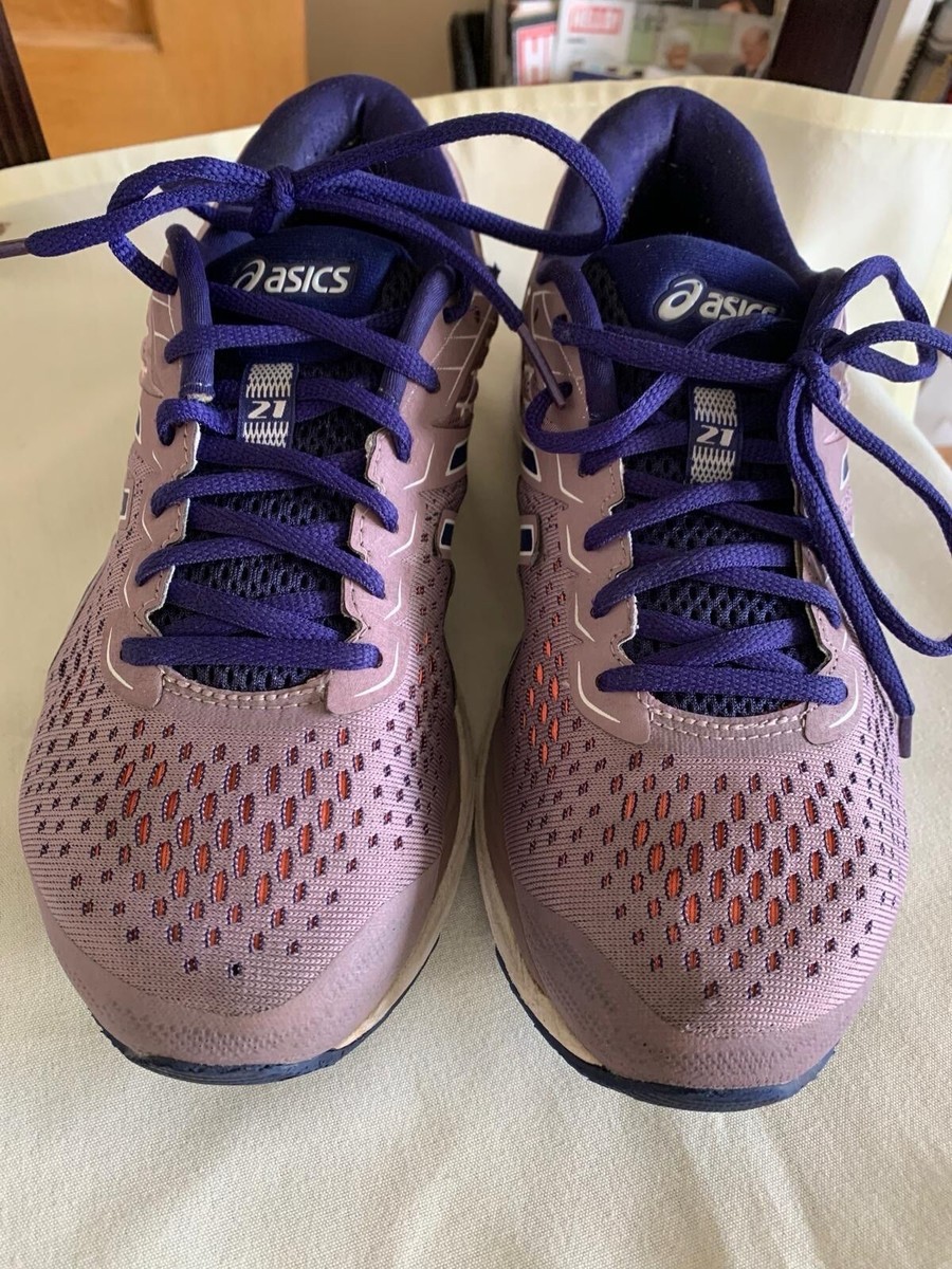 Asics Women's Gel-Cumulus 21 Running Shoes Purple 1012A468 UK US