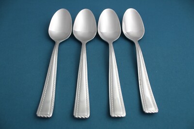 Oneida FLOURISH Teaspoons (Set of 4) 18/10 Stainless Rope China 6 3/8''
