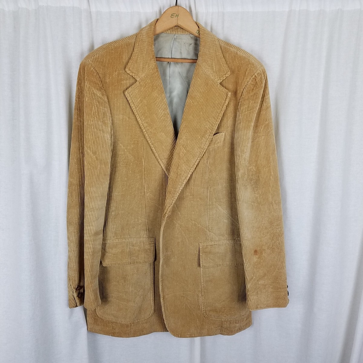 Vintage Harry Ketchel Napoleon Dynamite Camel Corduroy Sport Coat