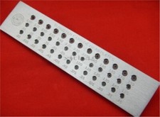 Tungsten Carbide Wire Drawplate For Jewelry Making Round 0.26-2.80 Mm 39 Hole ph