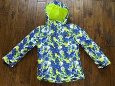 PHIBEE Boys Blue Green Yellow Snowboard Ski Jacket Size 158/164 Age 13-14