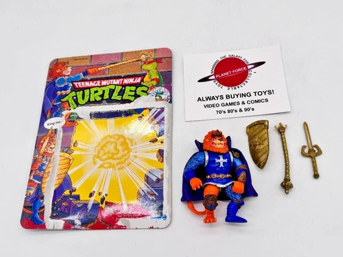 1992 King Lionheart w/ Cardback Complete TMNT Vintage Figure