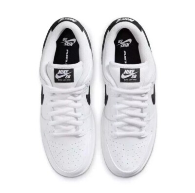 Nike SB Dunk Low Pro White / Black HF3704-100 Men's US3-14 NEW | eBay