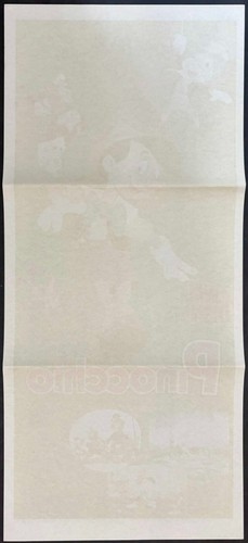 Pinocchio ORIGINAL Australian Daybill Film Poster Walt Disney RARE - Picture 4 of 7