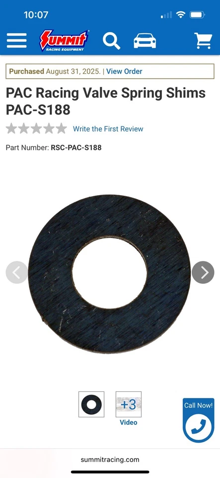 Kit de brazo basculante de hielo negro SBC se adapta a relación 1,6 (8 paquetes) incluyendo cuñas 0,050 Foto 3 de 3