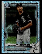 2021 Bowman #BCP-74 Matthew Thompson Chrome Prospects Mojo Refractor