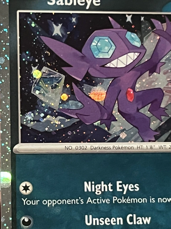 Sableye 136/193 Cosmos Promo Holo Rare SV Paldea Evolved NM Pokemon TCG SWIRL 🍥 - Image 4 of 4