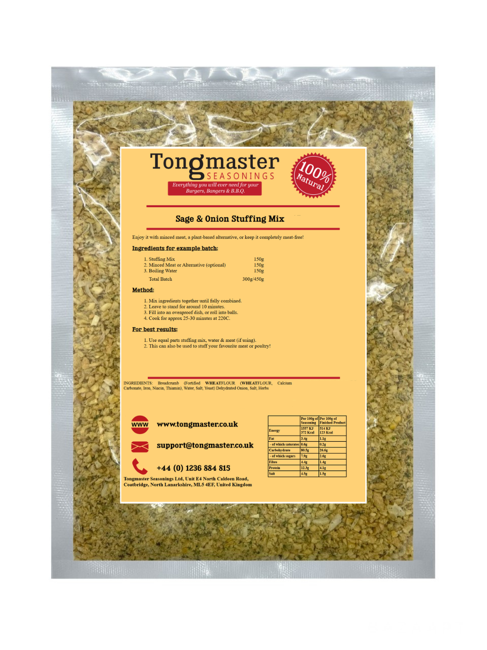 Sage & Onion Stuffing Mix - 150g